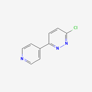Chemical structure of 3-Chloro-6-(pyridin-4-yl)pyridazine