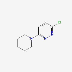 Chemical structure of 3-Chloro-6-(1-piperidinyl)pyridazine