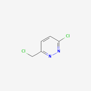 Chemical structure of 3-Chloro-6-(chloromethyl)pyridazine