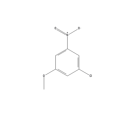 Chemical structure of 3-Chloro-5-Nitroanisole