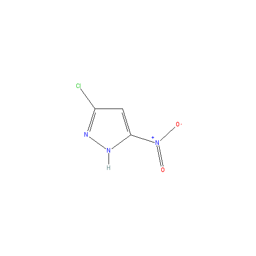 Chemical structure of 3-Chloro-5-nitro-1H-pyrazole