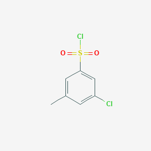 Chemical structure of 3-Chloro-5-methylbenzenesulfonyl chloride