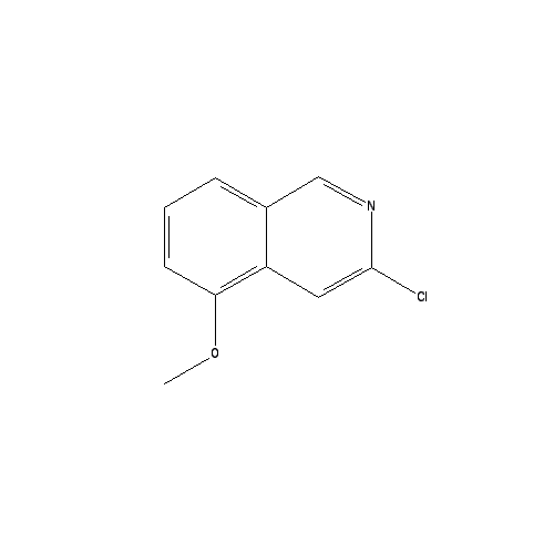 Chemical structure of 3-Chloro-5-methoxyisoquinoline