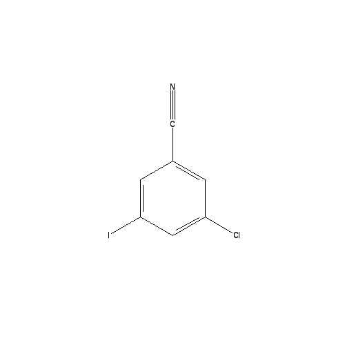 Chemical structure of 3-Chloro-5-iodobenzonitrile