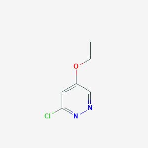 Chemical structure of 3-Chloro-5-ethoxypyridazine