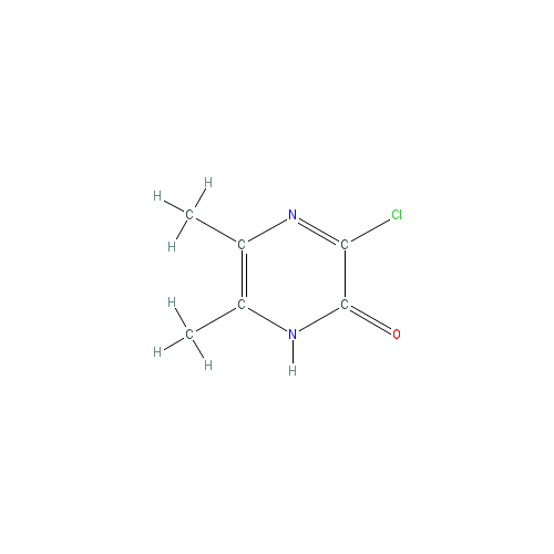 Chemical structure of 3-Chloro-5,6-dimethylpyrazin-2-ol