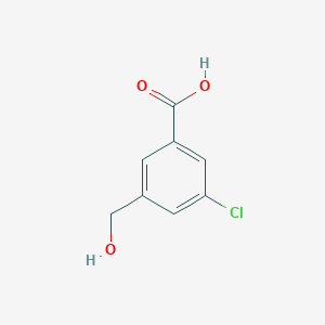 Chemical structure of 3-Chloro-5-(hydroxymethyl)benzoic Acid