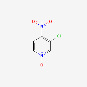 Chemical structure of 3-Chloro-4-nitropyridine N-oxide