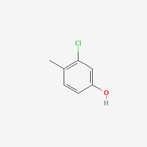 Chemical structure of 3-Chloro-4-methylphenol