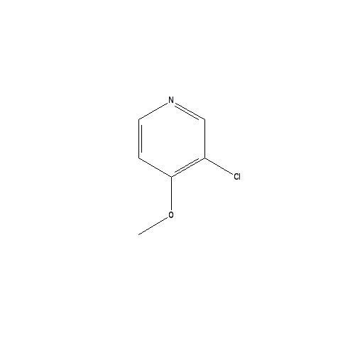 Chemical structure of 3-Chloro-4-methoxypyridine