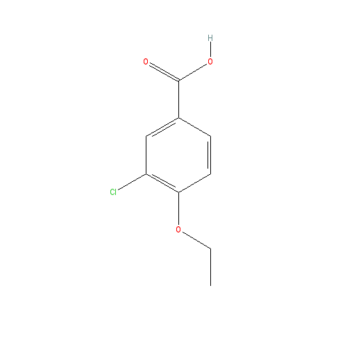 Chemical structure of 3-Chloro-4-ethoxybenzoic acid