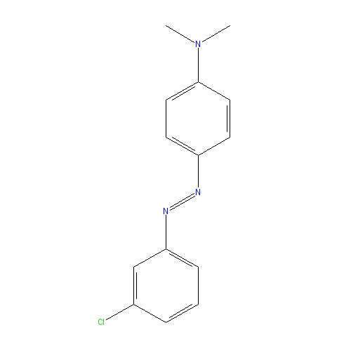 Chemical structure of 3'-Chloro-4-dimethylaminoazobenzene