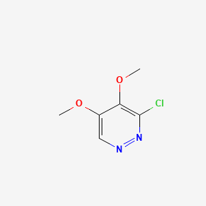 Chemical structure of 3-Chloro-4,5-dimethoxypyridazine