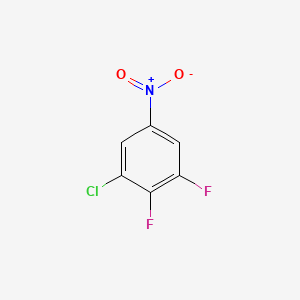Chemical structure of 3-Chloro-4,5-Difluoronitrobenzene