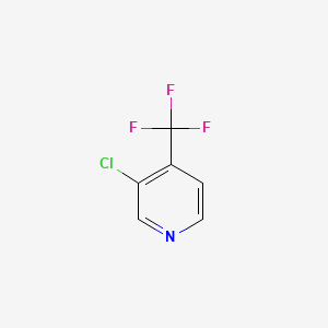 Chemical structure of 3-Chloro-4-(trifluoromethyl)pyridine