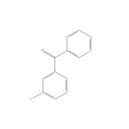 Chemical structure of 3-Chloro-4'-(ethylthio)benzophenone