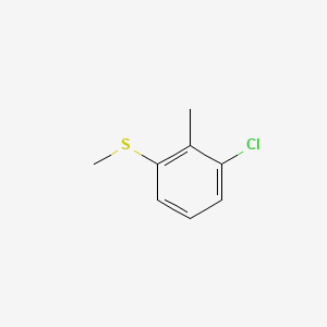 Chemical structure of 3-chloro-2-methylphenyl methyl sulfide