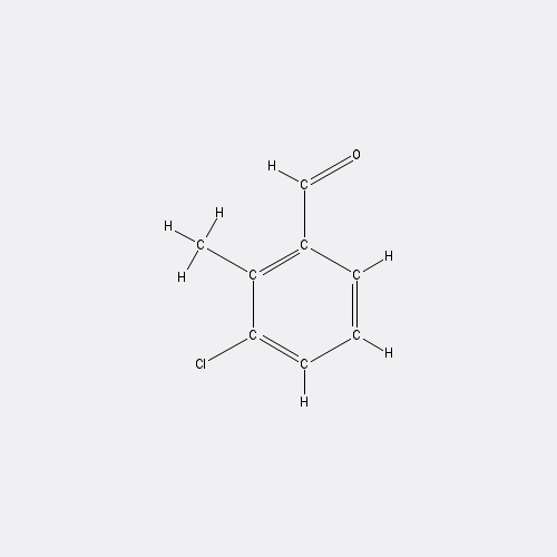 Chemical structure of 3-Chloro-2-Methylbenzaldehyde