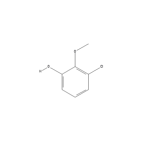 Chemical structure of 3-Chloro-2-methoxyphenol