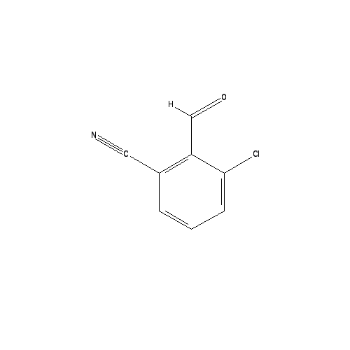 Chemical structure of 3-Chloro-2-formylbenzonitrile
