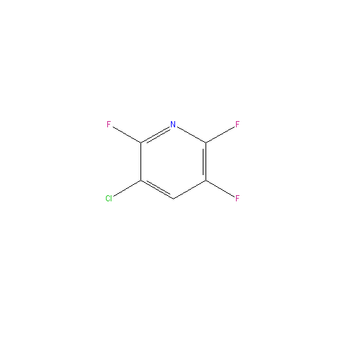 Chemical structure of 3-Chloro-2,5,6-trifluoropyridine