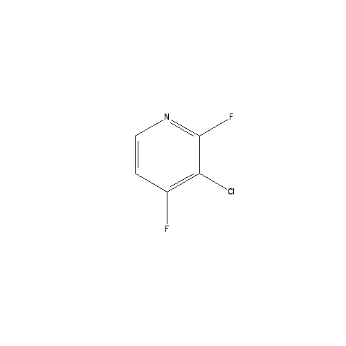 Chemical structure of 3-Chloro-2,4-difluoropyridine