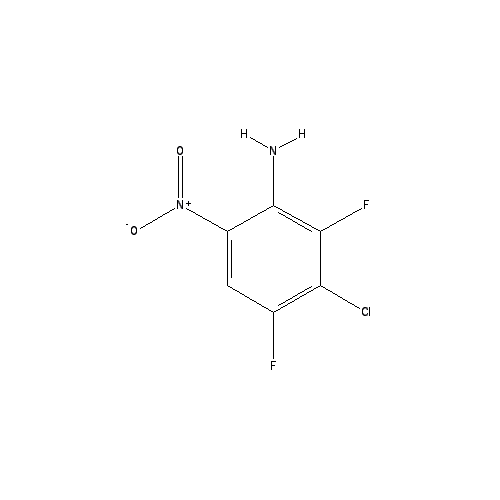 Chemical structure of 3-Chloro-2,4-difluoro-6-nitroaniline
