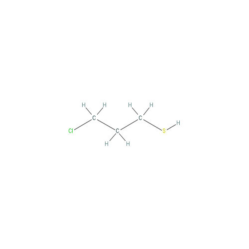Chemical structure of 3-Chloropropanethiol