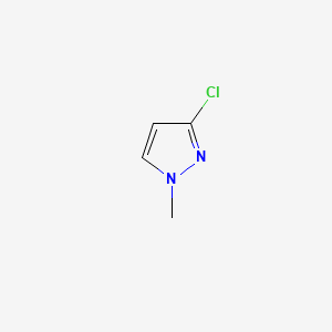Chemical structure of 3-Chloro-1-methyl-1H-pyrazole