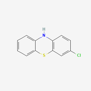 Chemical structure of 3-Chlorophenothiazine