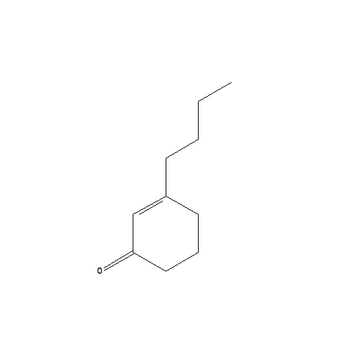 Chemical structure of 3-butylcyclohex-2-en-1-one