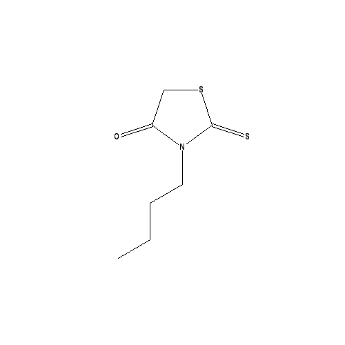 Chemical structure of 3-Butyl-2-thio-4-thiazolidinone