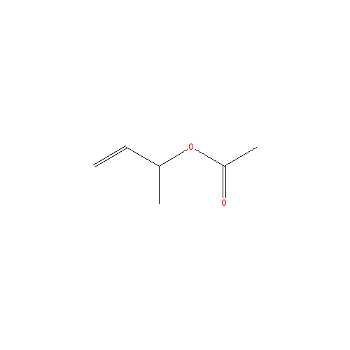 Chemical structure of 3-Buten-2-yl Acetate