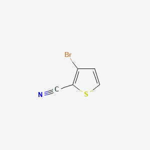 Chemical structure of 3-bromothiophene-2-carbonitrile