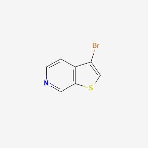 Chemical structure of 3-bromothieno[2,3-c]pyridine