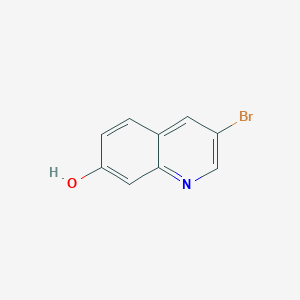 Chemical structure of 3-Bromoquinolin-7-ol