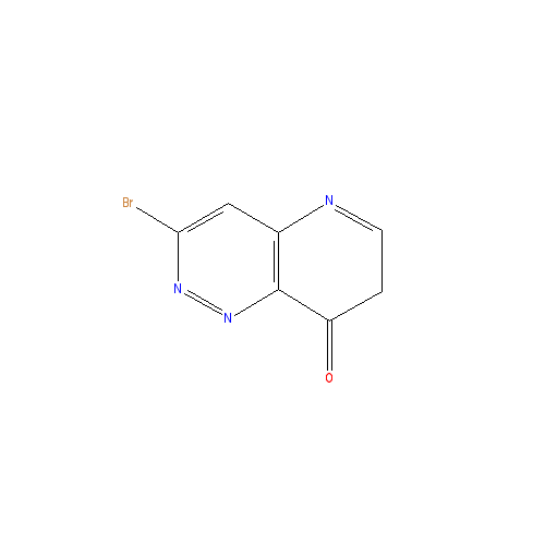 Chemical structure of 3-Bromopyrido[2,3-d]pyridazin-8(7H)-one