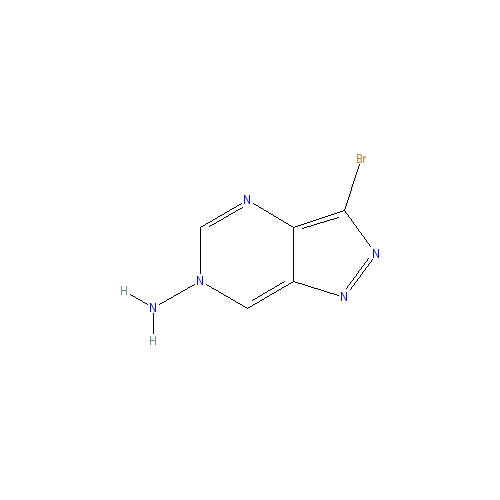 Chemical structure of 3-Bromopyrazolo[1,5-a]pyrimidin-6-amine