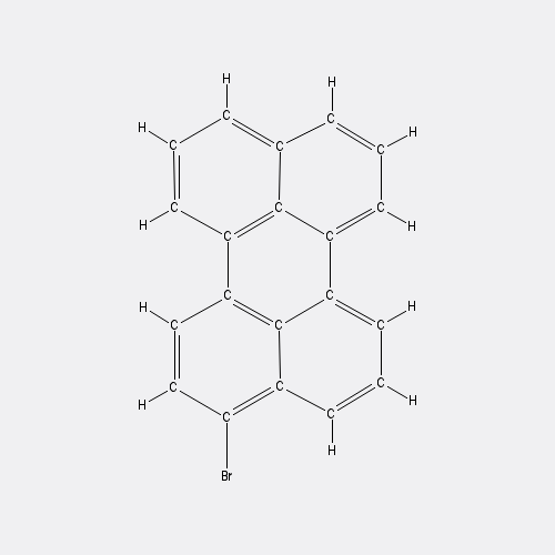 Chemical structure of 3-Bromoperylene