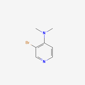 Chemical structure of 3-Bromo-N,N-dimethylpyridin-4-amine