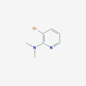 Chemical structure of 3-Bromo-N,N-dimethylpyridin-2-amine