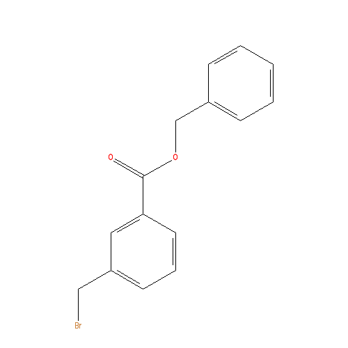 Chemical structure of Benzyl 3-(bromomethyl)benzoate