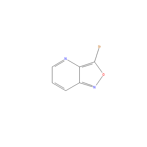 Chemical structure of 3-Bromoisoxazolo[5,4-b]pyridine