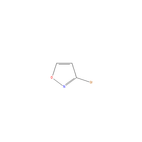 Chemical structure of 3-Bromoisoxazole