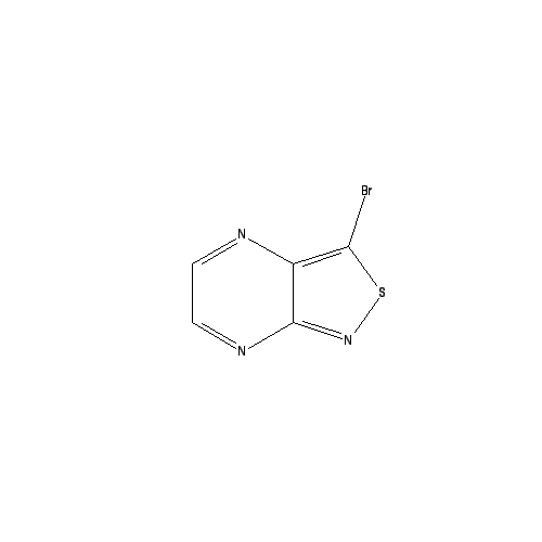 Chemical structure of 3-Bromoisothiazolo[4,5-b]pyrazine