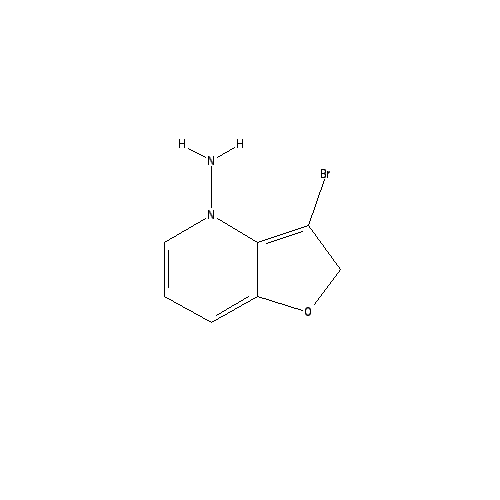 Chemical structure of 3-Bromofuro[3,2-c]pyridin-4-amine