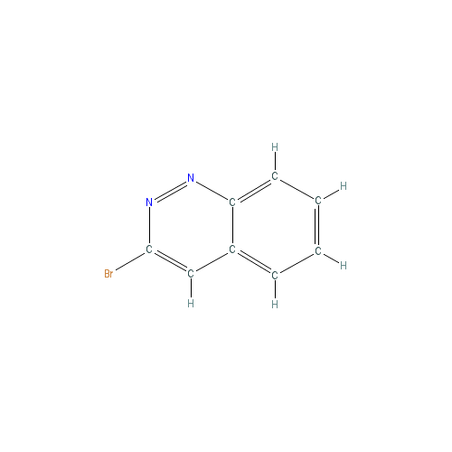 Chemical structure of 3-Bromocinnoline