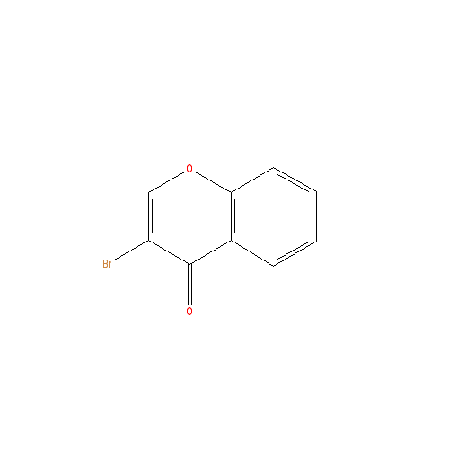 Chemical structure of 3-Bromochromone
