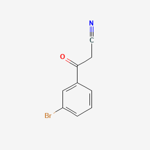 Chemical structure of 3-Bromobenzoylacetonitrile