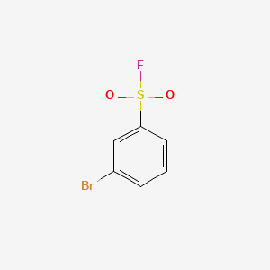 Chemical structure of 3-Bromobenzene-1-sulfonyl fluoride